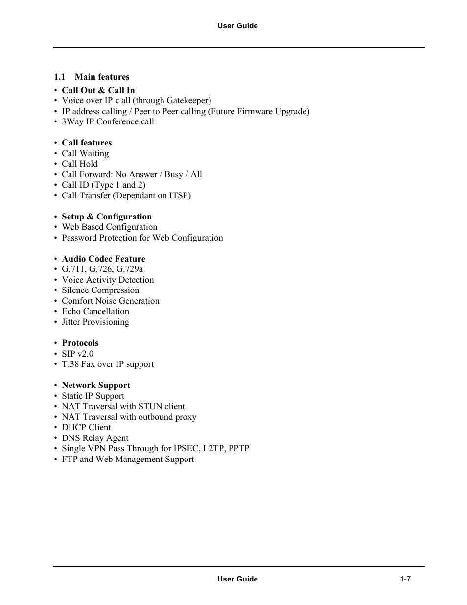 Netopia Network Adapater User Manual | Page 7 / 69