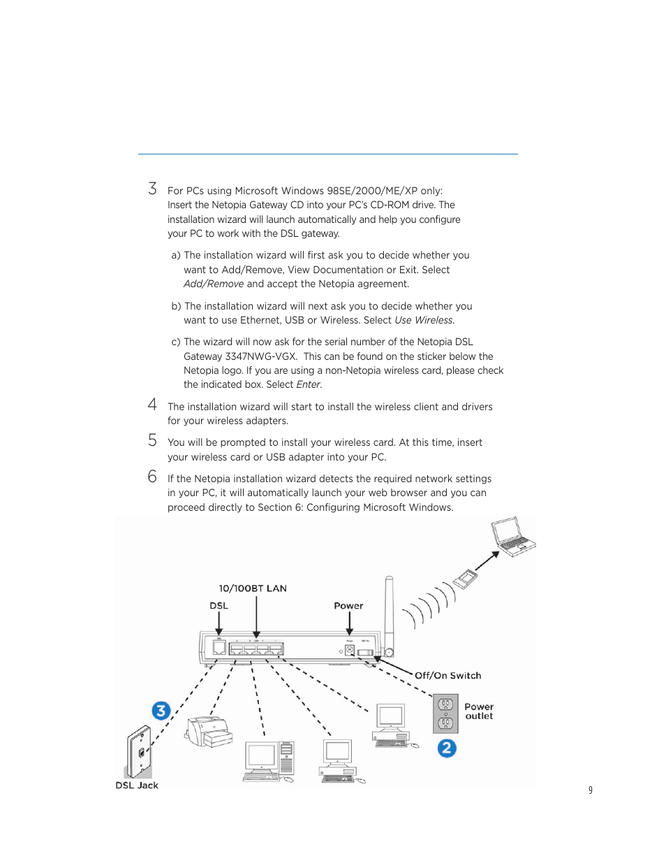 Netopia 3347NWG-VGx User Manual | Page 13 / 33