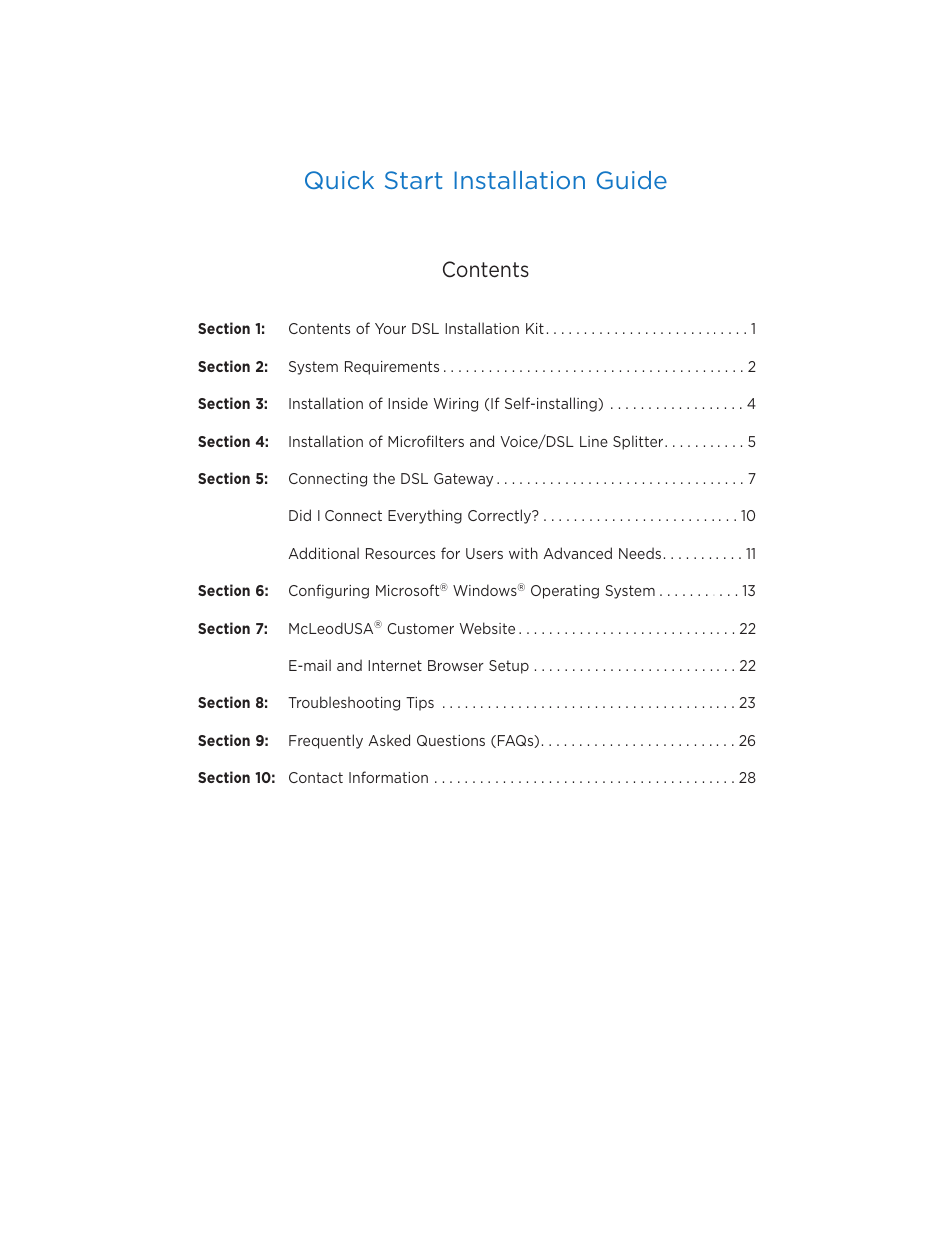 Netopia 3347NWG-VGx User Manual | Page 4 / 33