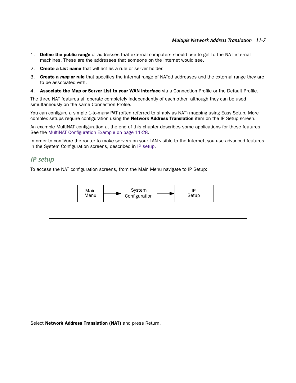 Ip setup, Ip setup -7 | Netopia 4752 User Manual | Page 117 / 284