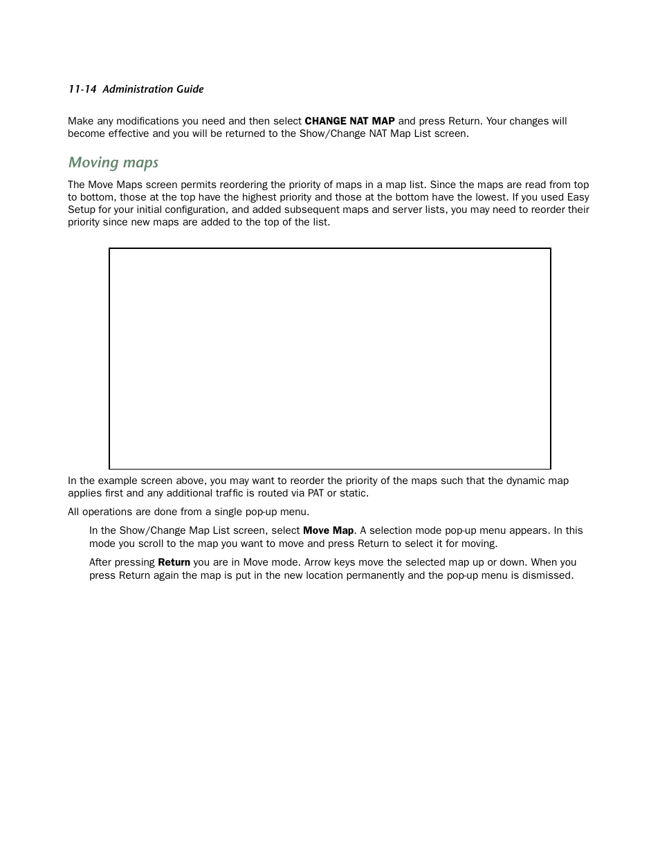 Moving maps, Moving maps -14 | Netopia 4752 User Manual | Page 124 / 284