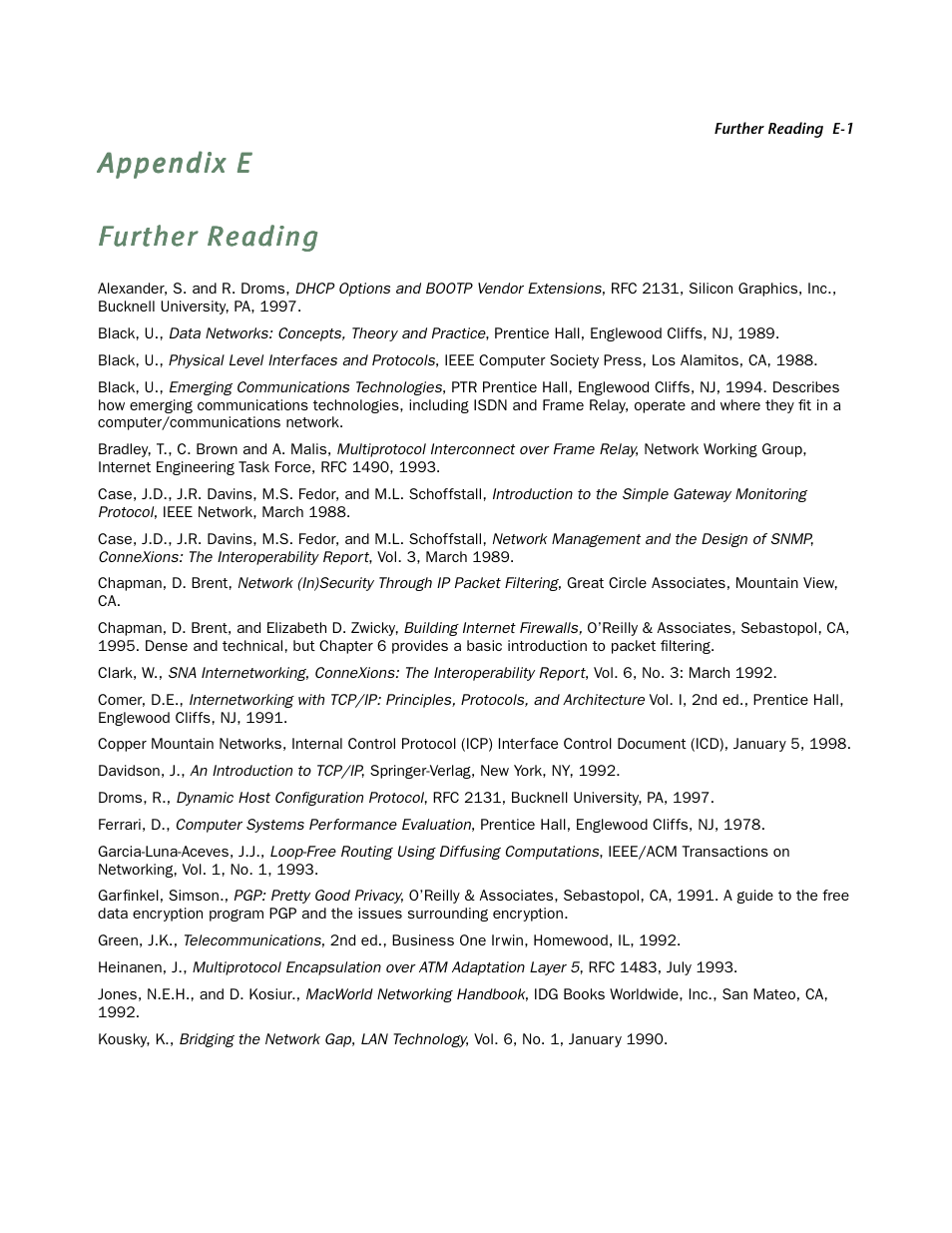 Further reading | Netopia 4752 User Manual | Page 261 / 284