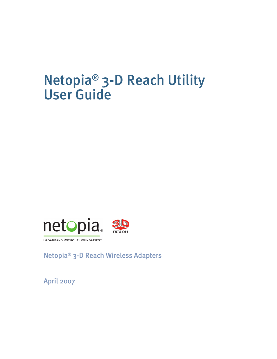 Netopia 6161210-00-01 User Manual | 64 pages