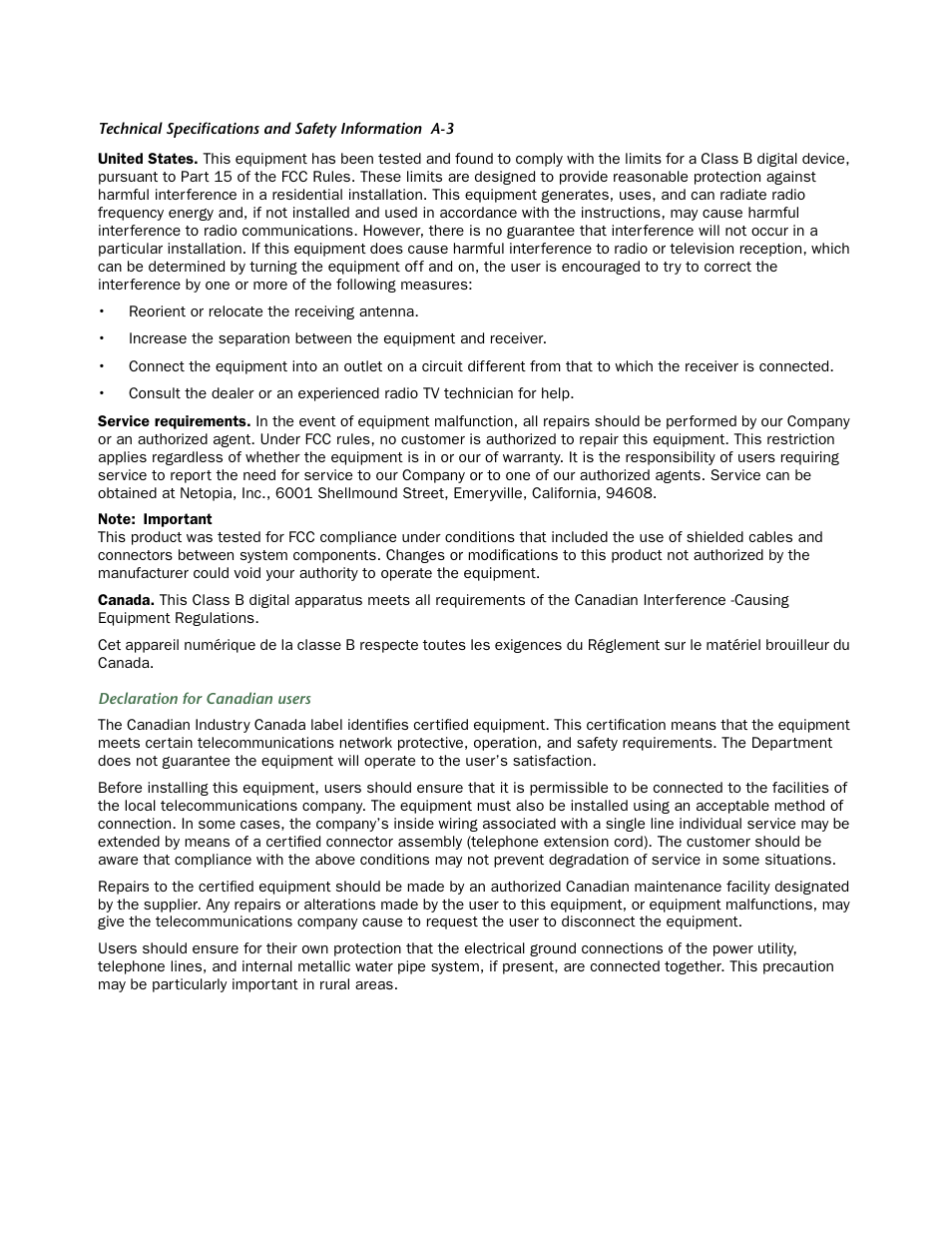 Netopia 3356-ENT User Manual | Page 33 / 36