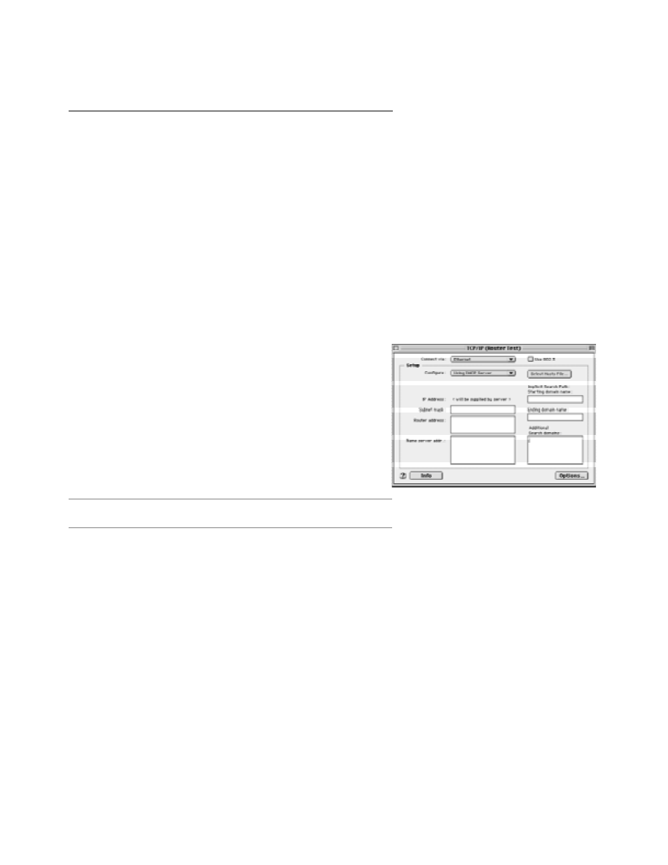Configuring tcp/ip on macintosh computers, Dynamic configuration (recommended) | Netopia 4652 User Manual | Page 21 / 45