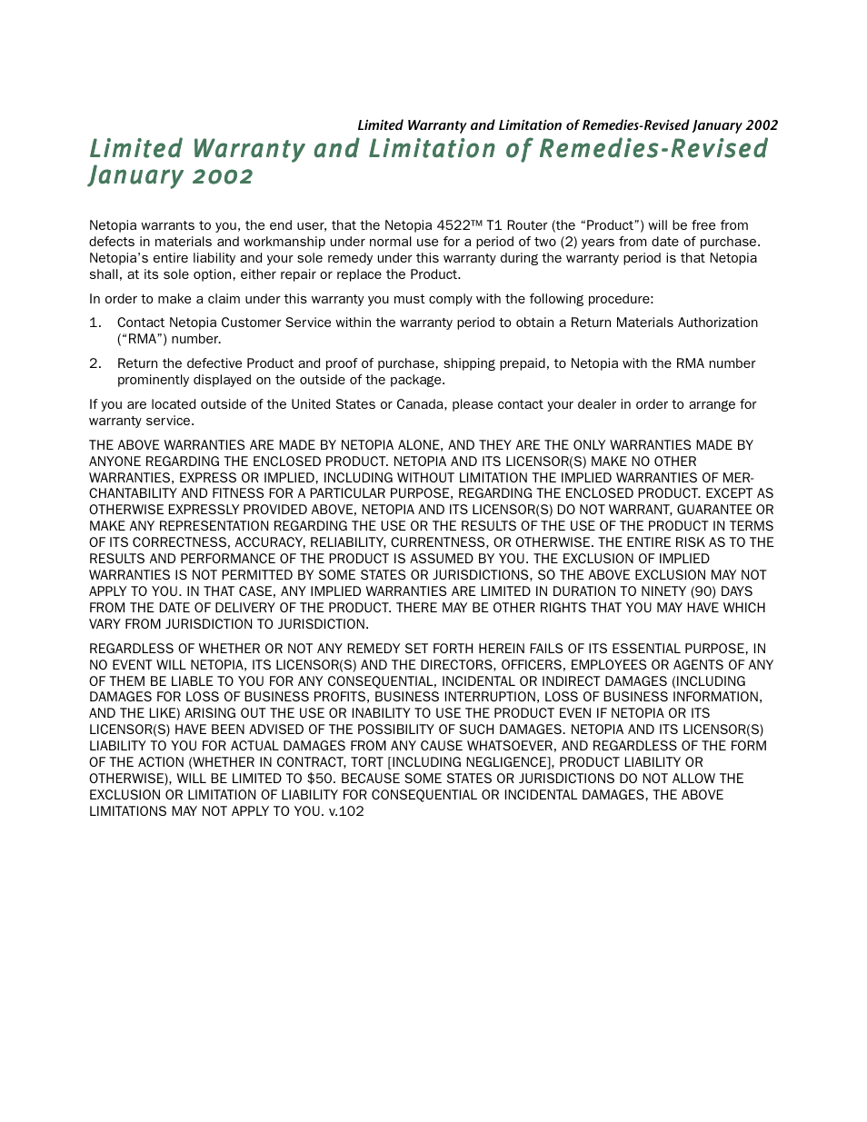 Netopia 4522 T1 User Manual | Page 43 / 43