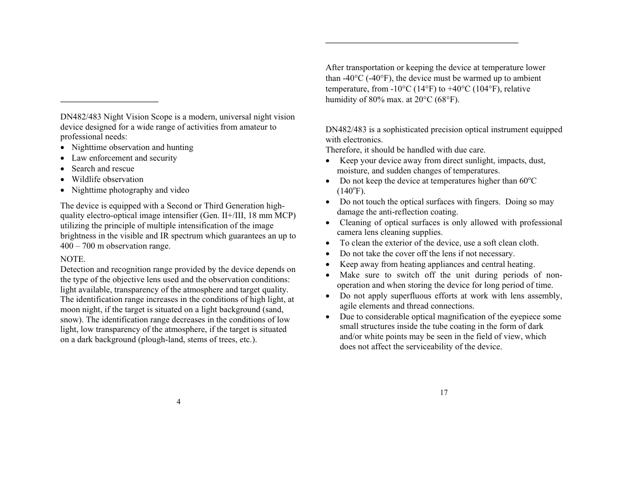Newcon Optik DN482 User Manual | Page 4 / 10