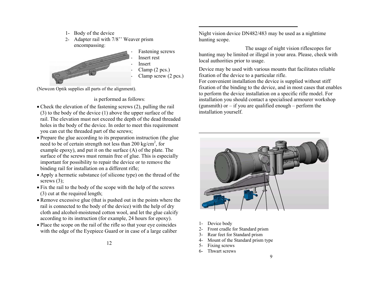Newcon Optik DN482 User Manual | Page 9 / 10