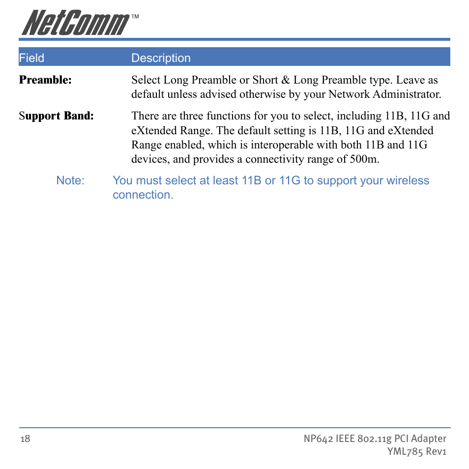 NetComm NP642 User Manual | Page 18 / 36