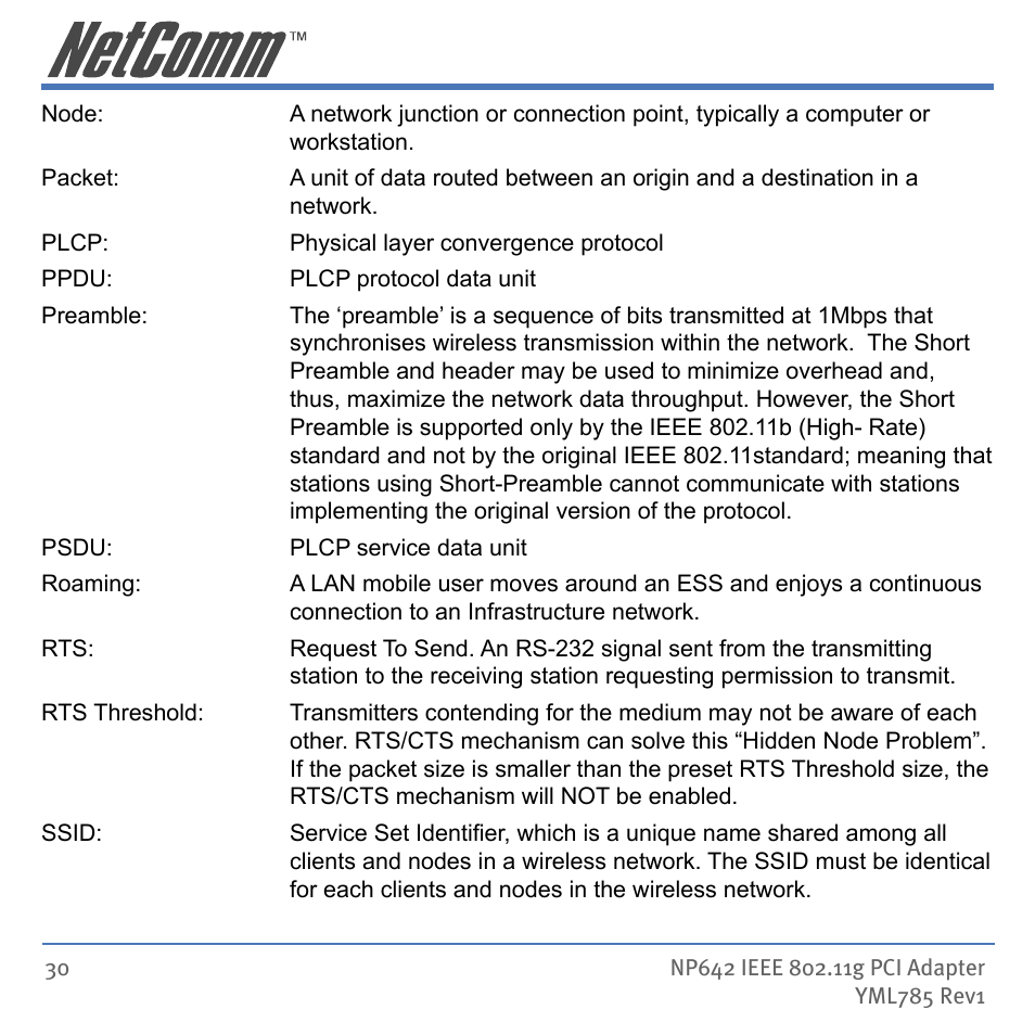 NetComm NP642 User Manual | Page 30 / 36