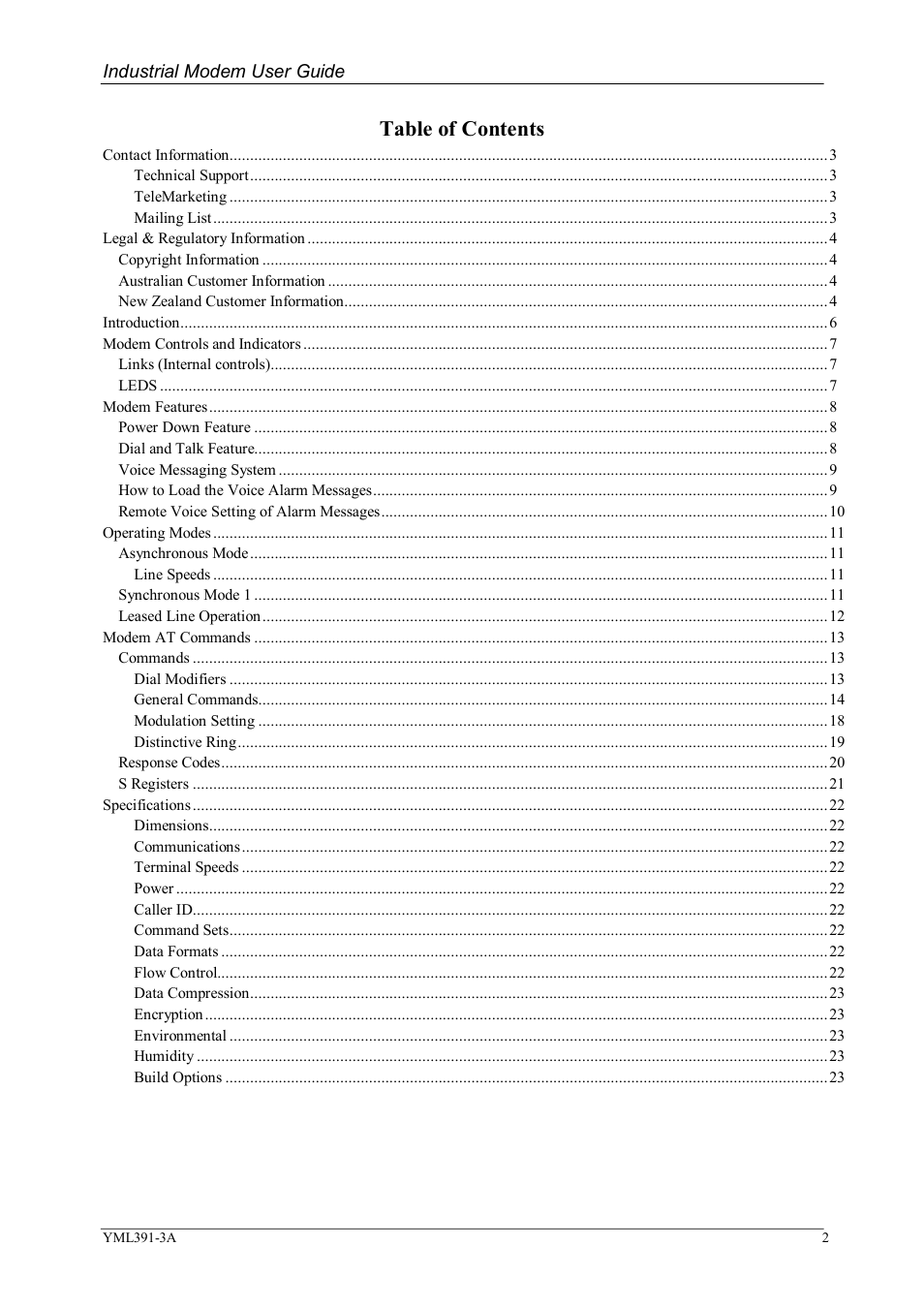 NetComm IG6000 User Manual | Page 2 / 23