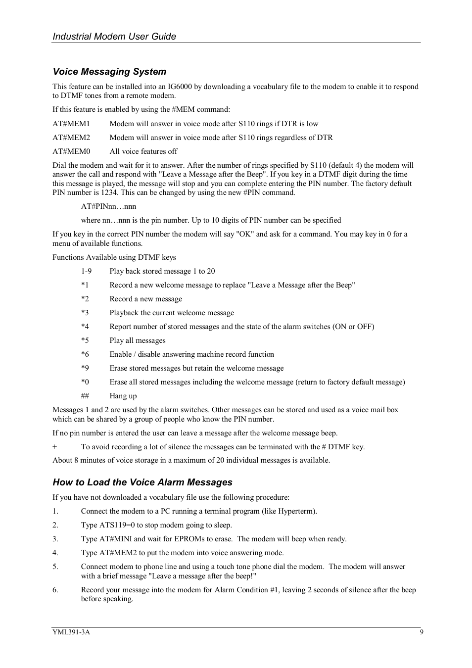 NetComm IG6000 User Manual | Page 9 / 23