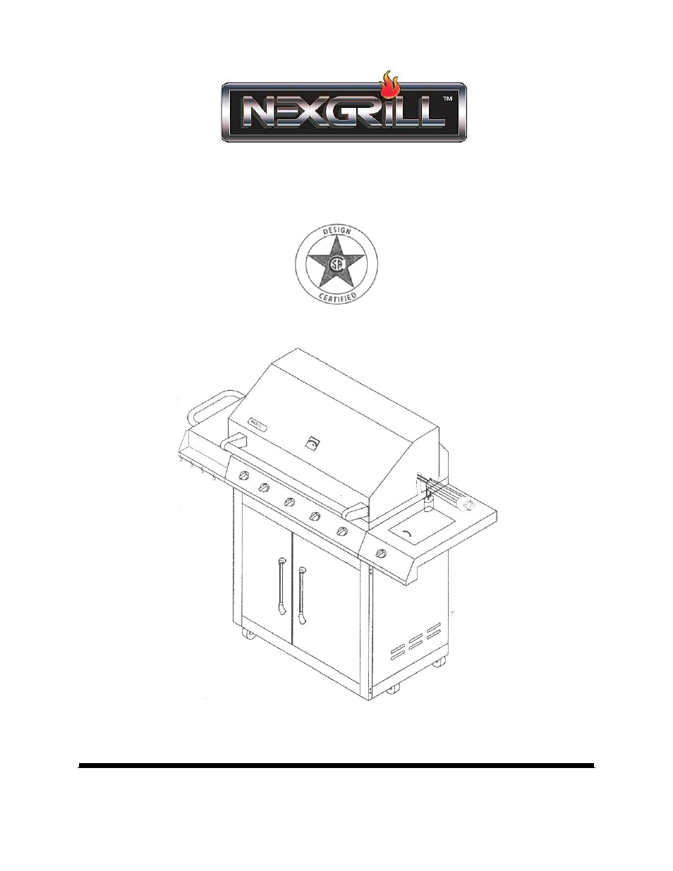 Nexgrill 720-0025 LP User Manual | 26 pages