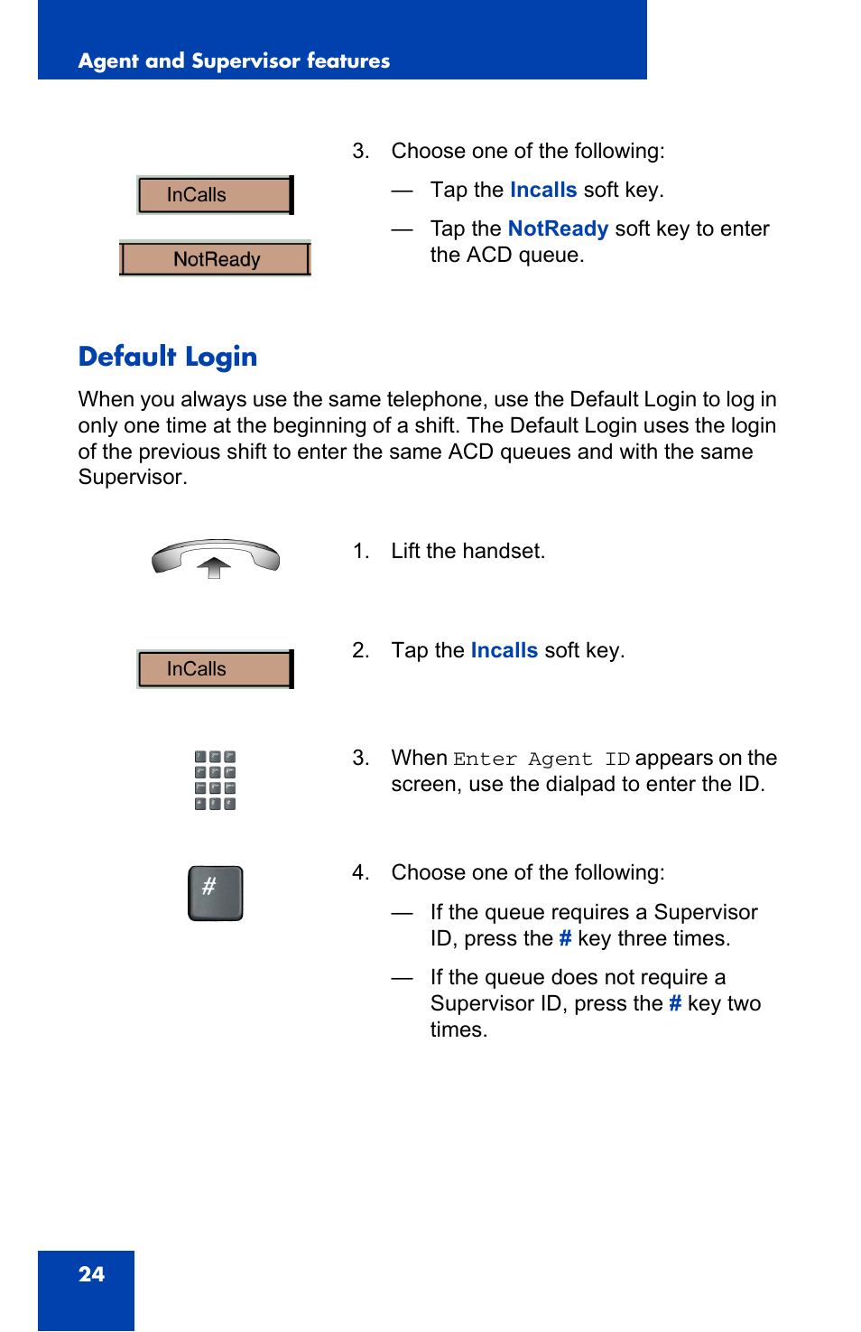 Default login | Nortel Networks 1000 User Manual | Page 24 / 54
