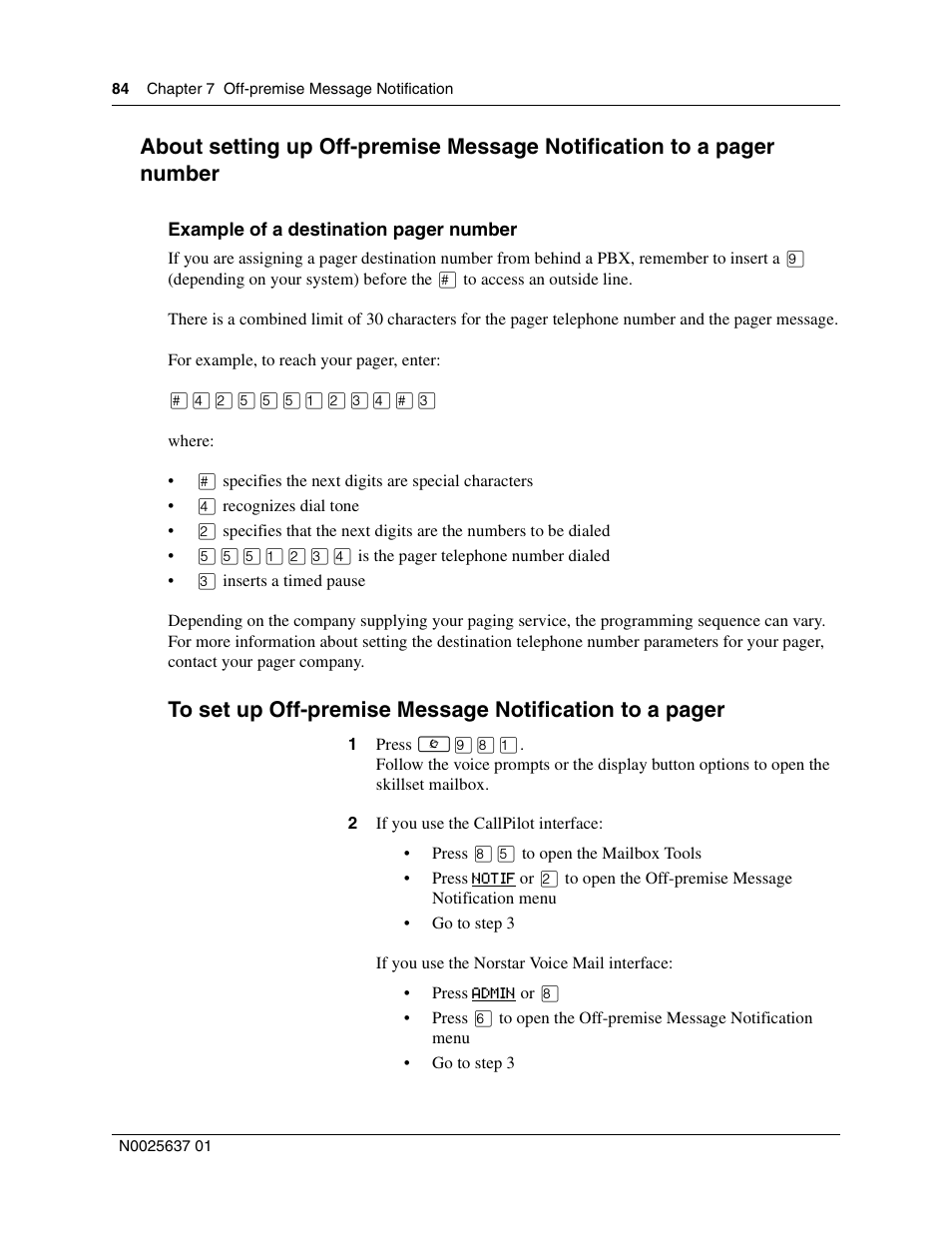 Nortel Networks Call Center Telephone User Manual | Page 84 / 191