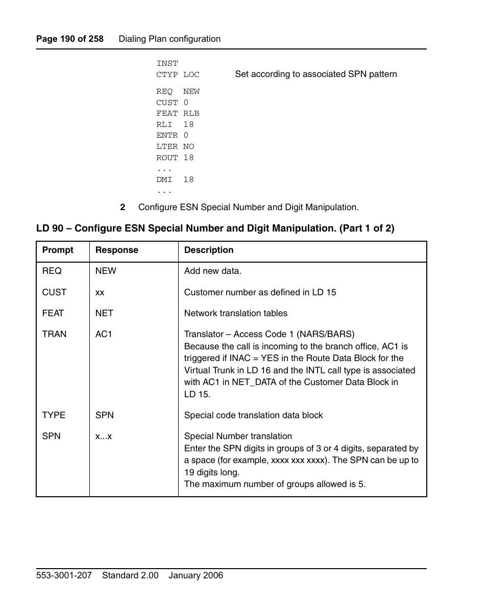 Nortel Networks Remote Gateway 50 User Manual | Page 190 / 260