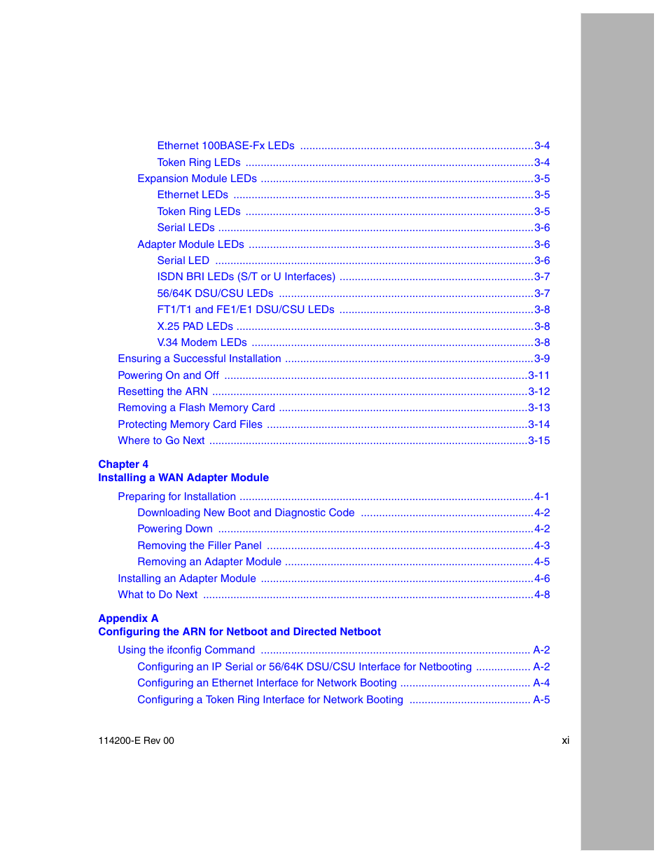 Nortel Networks Passport ARN Routers User Manual | Page 11 / 166