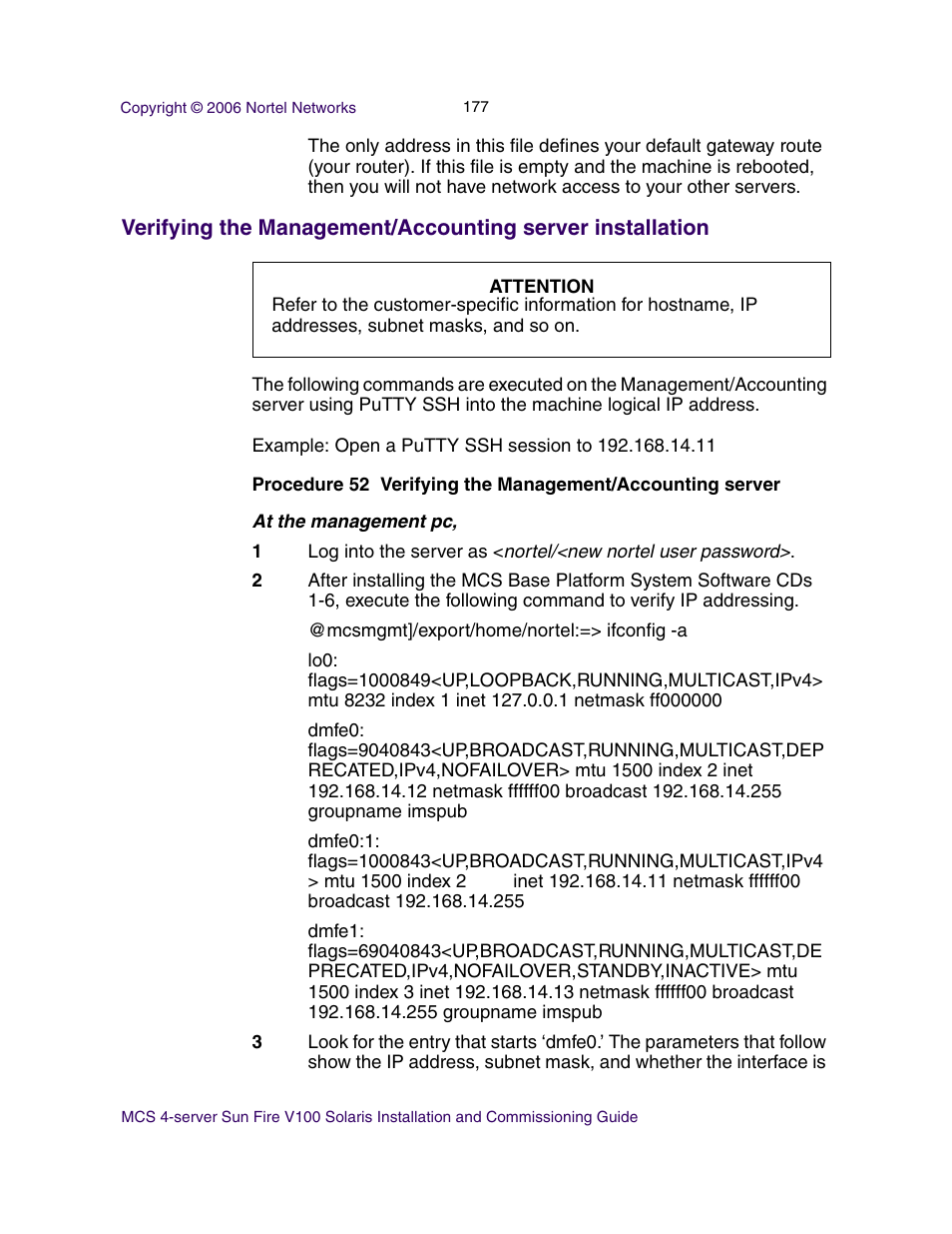 Nortel Networks Sun Fire V100 User Manual | Page 177 / 192