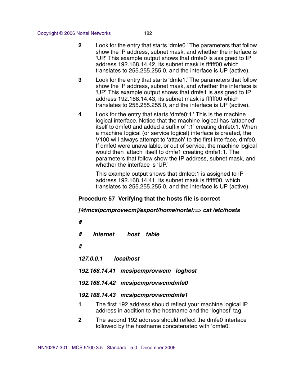 Nortel Networks Sun Fire V100 User Manual | Page 182 / 192