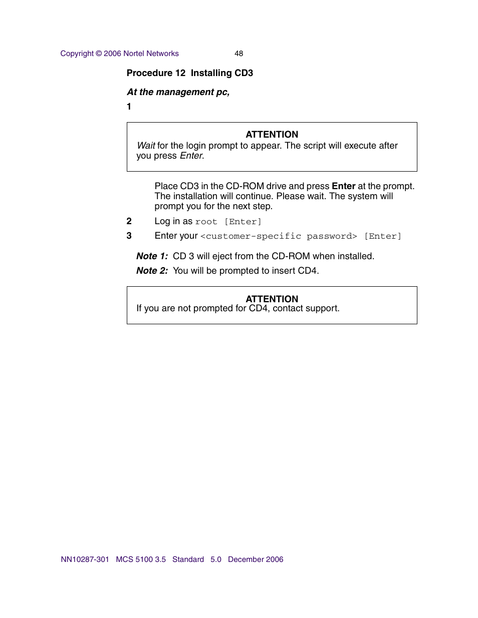 Nortel Networks Sun Fire V100 User Manual | Page 48 / 192