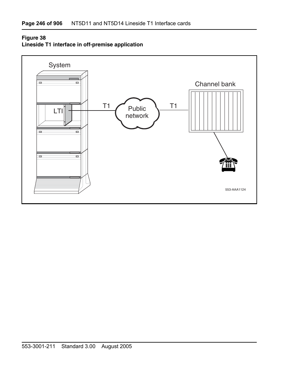 Figure 38 on, An audible | Nortel Networks Circuit Card User Manual | Page 246 / 908
