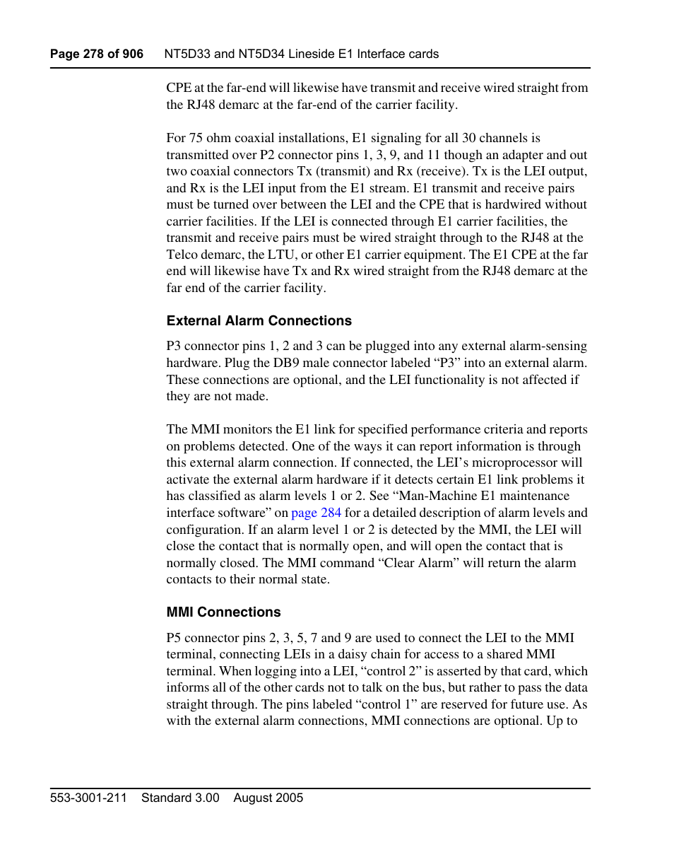 Nortel Networks Circuit Card User Manual | Page 278 / 908