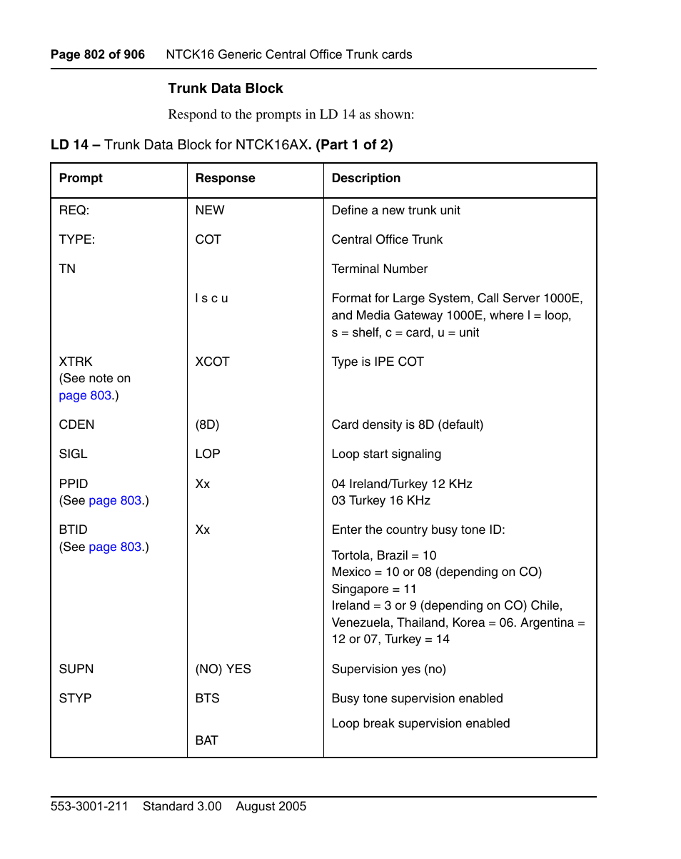 Nortel Networks Circuit Card User Manual | Page 802 / 908