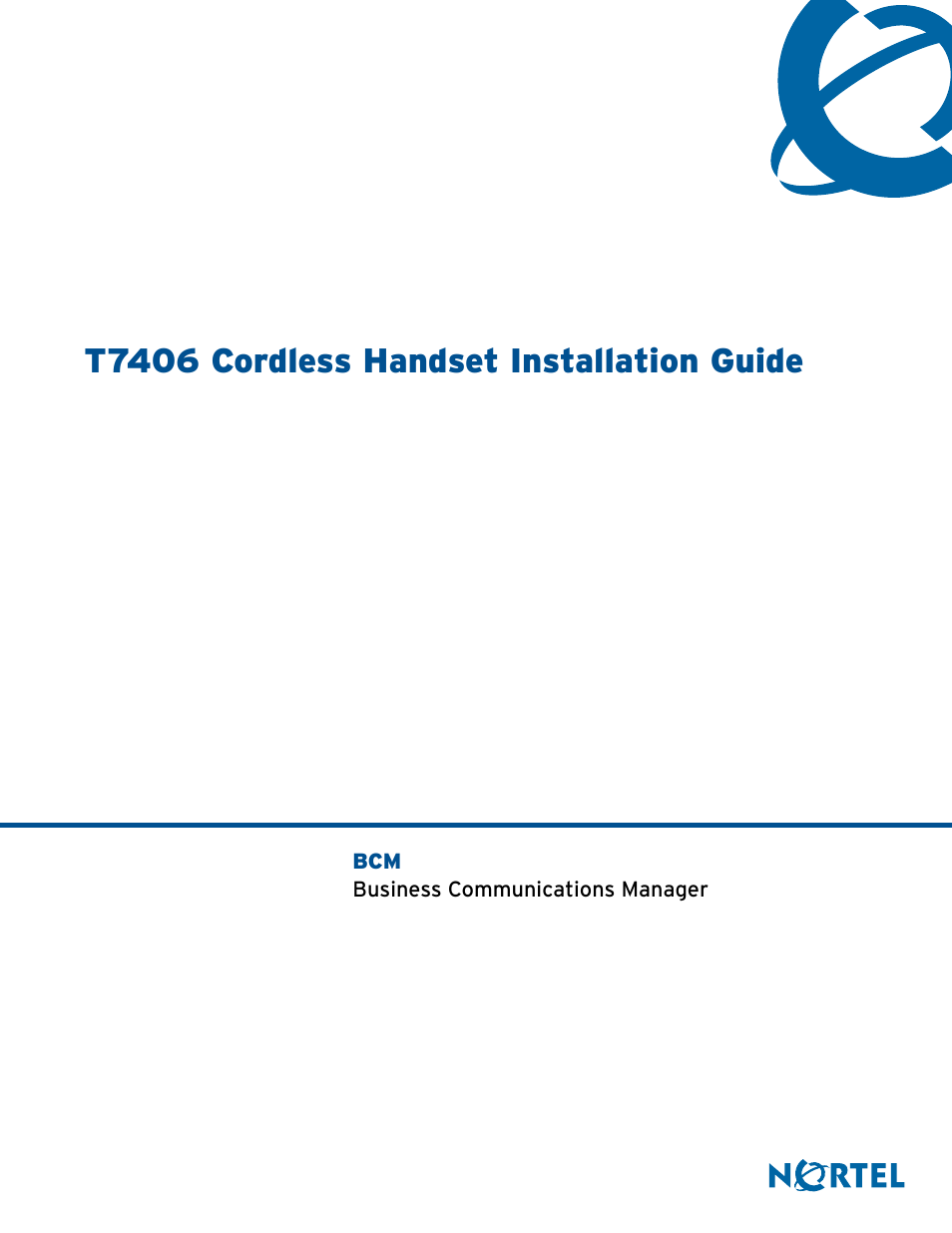 Nortel Networks T7406 User Manual | 47 pages