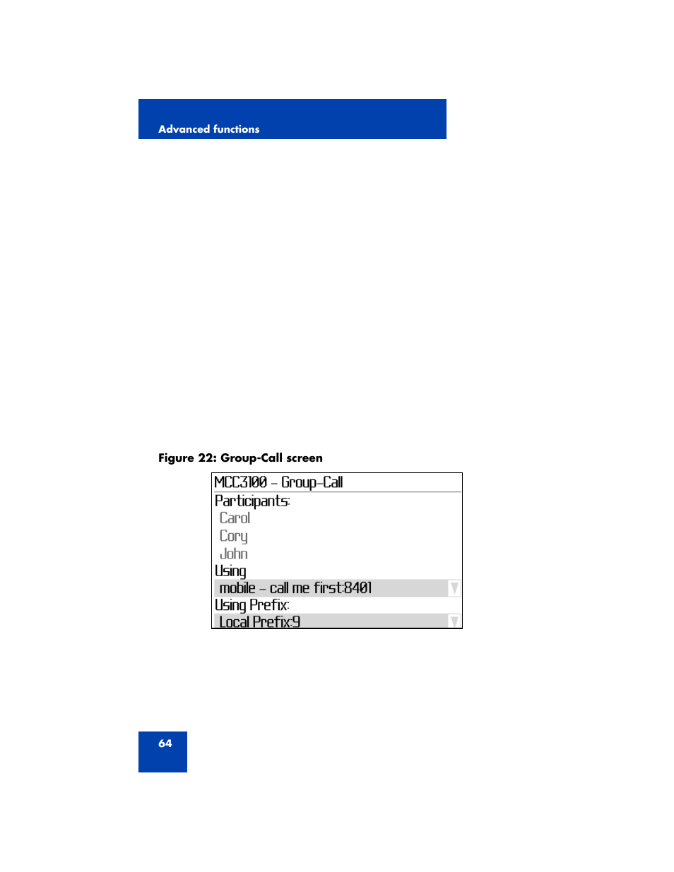 Nortel Networks MCC 3100 User Manual | Page 64 / 78