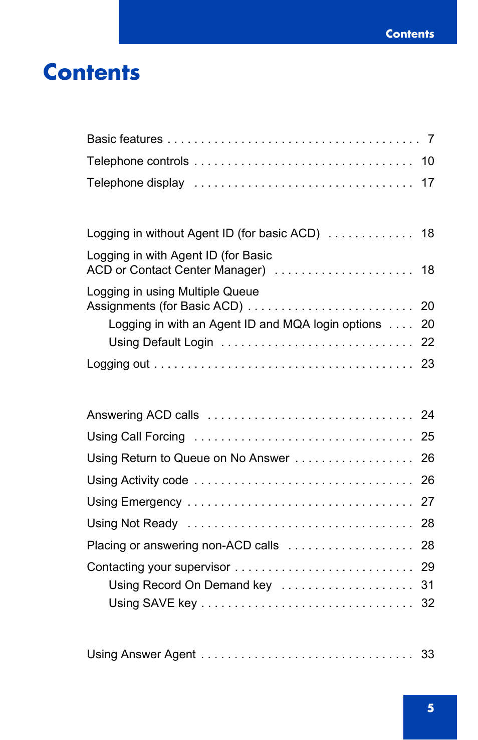 Nortel Networks 1140E User Manual | Page 5 / 52