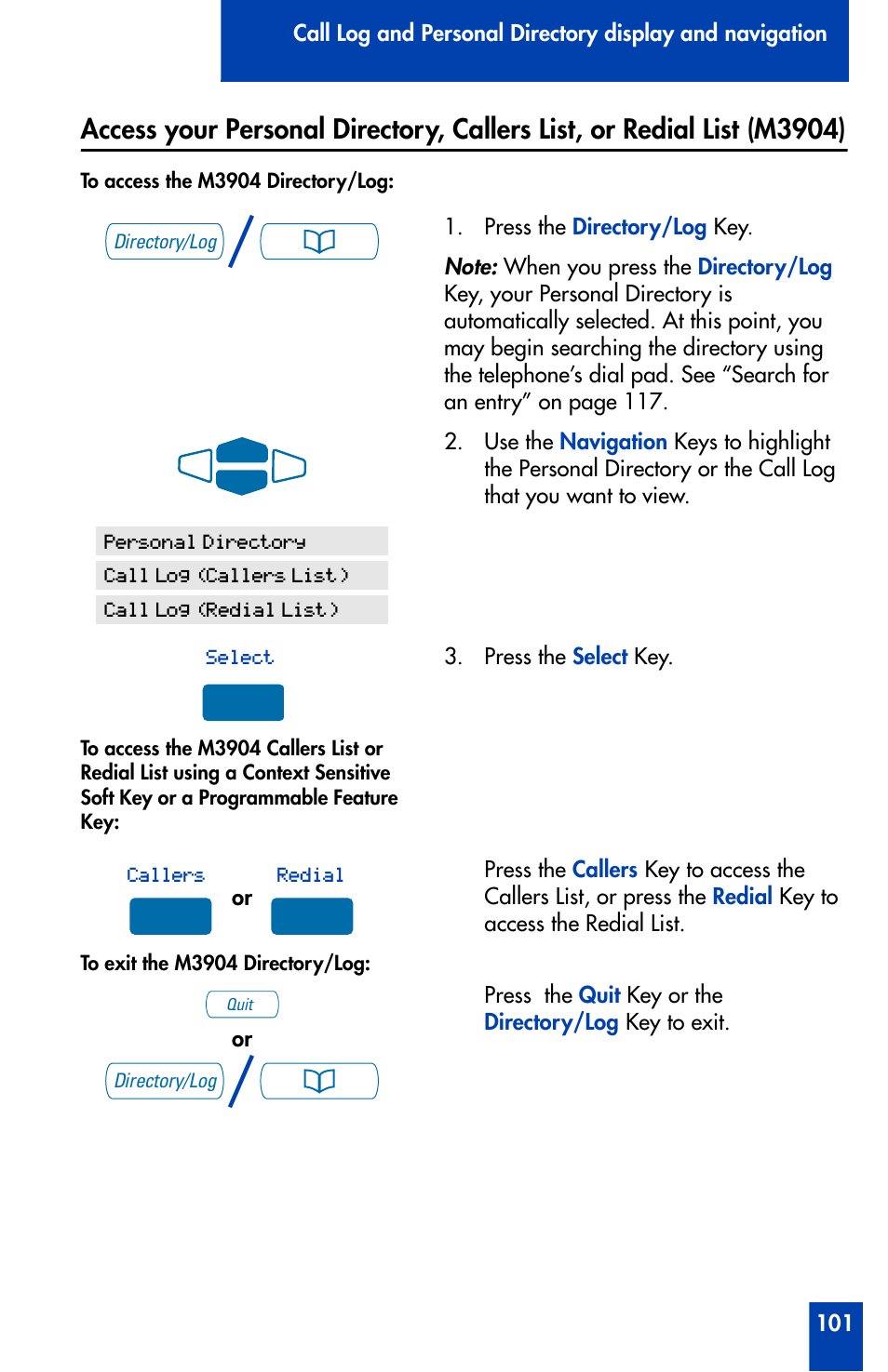 Nortel Networks Meridian M3902 User Manual | Page 101 / 146