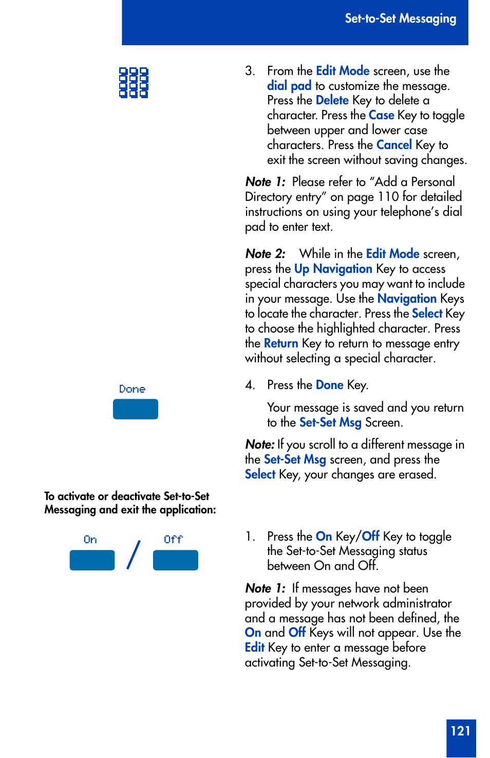 Nortel Networks Meridian M3902 User Manual | Page 121 / 146