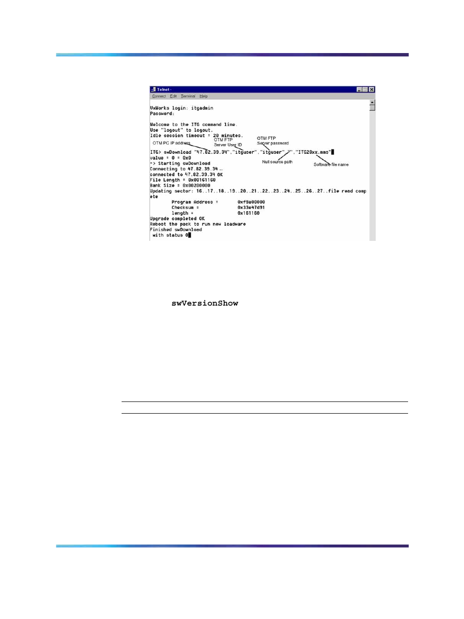 Figure 157 software download example, Figure 157 "software download | Nortel Networks NN43001-563 User Manual | Page 480 / 490