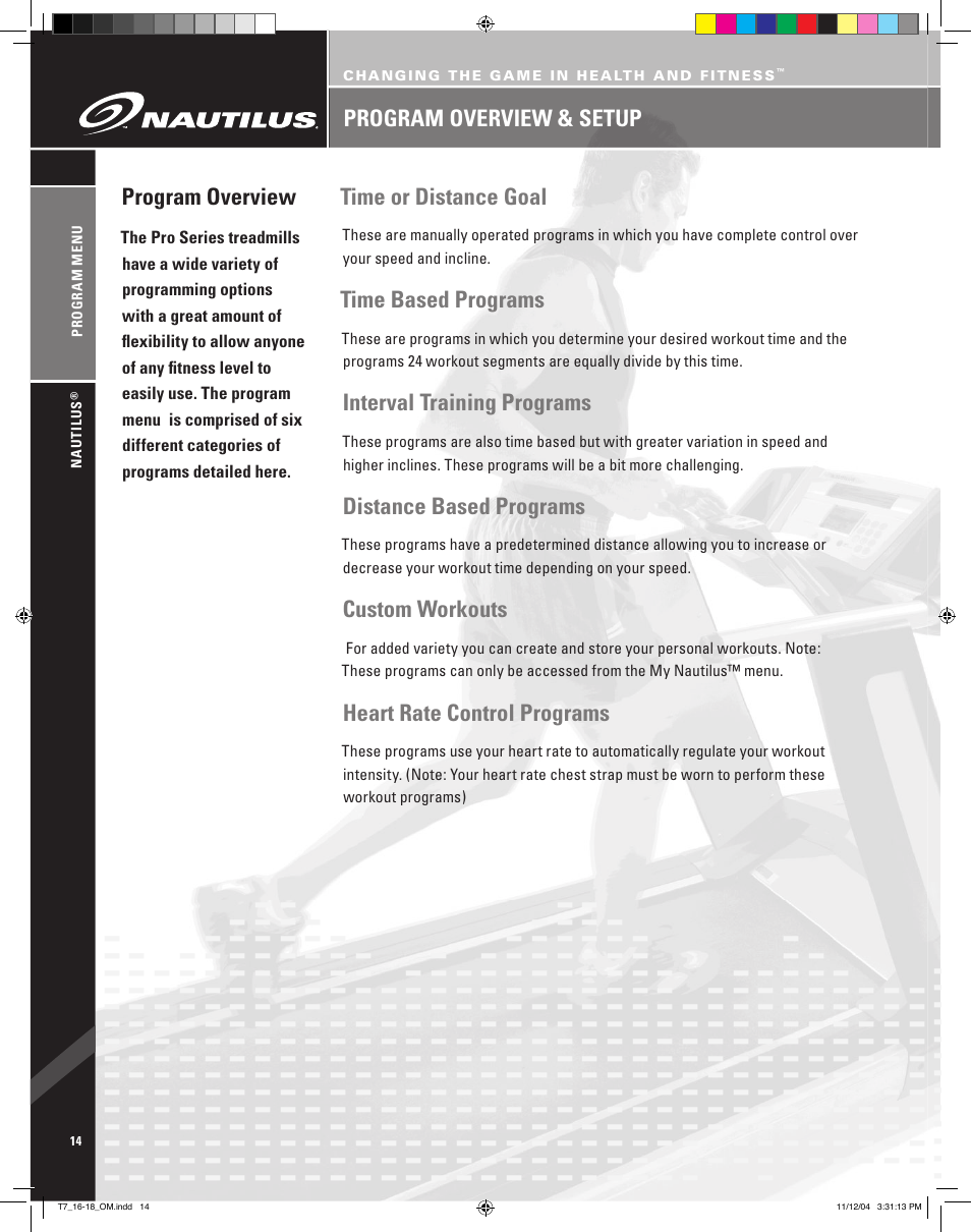 Nautilus T7.16 User Manual | Page 16 / 44