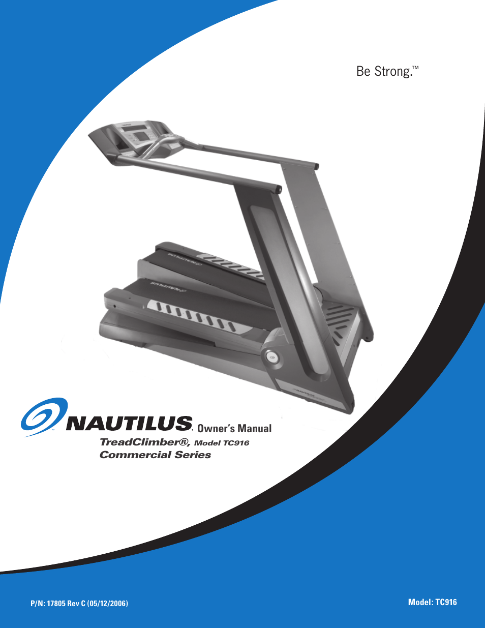 Nautilus TREADCLIMBER TC916 User Manual | 62 pages