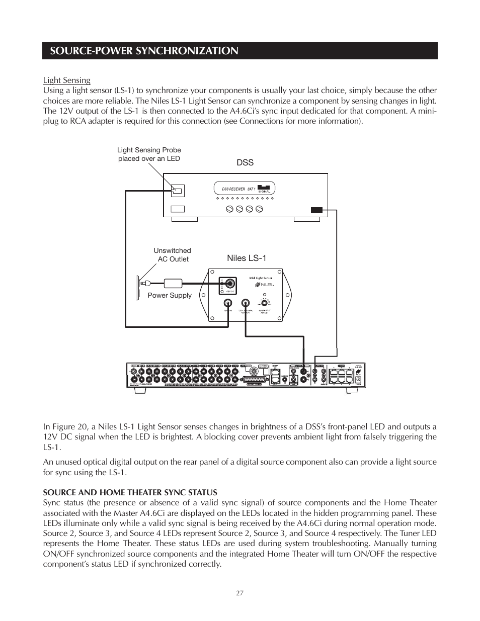 Source-power synchronization | Niles Audio A4.6Ci User Manual | Page 27 / 107