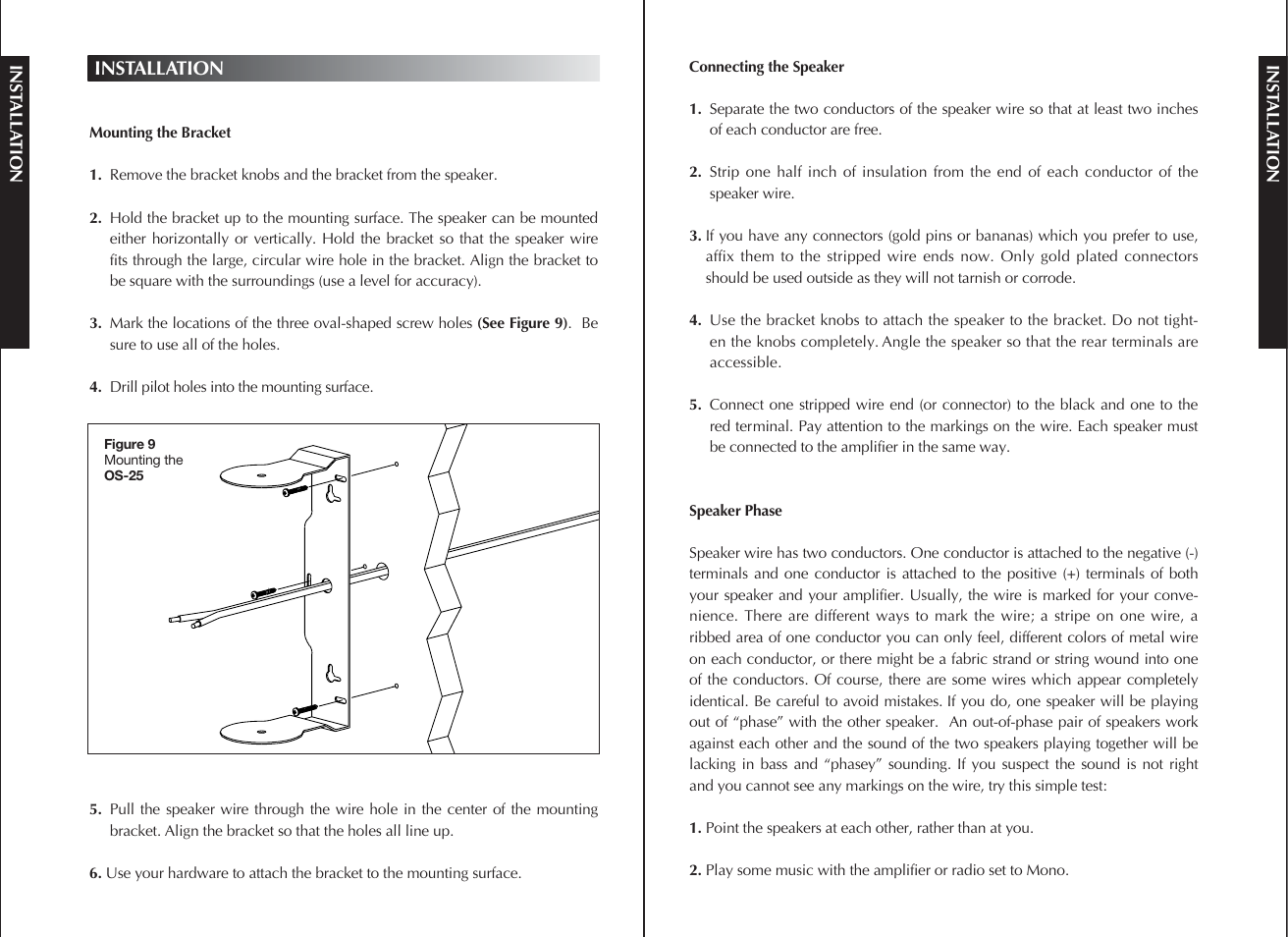 Niles Audio OS-25 User Manual | Page 9 / 12