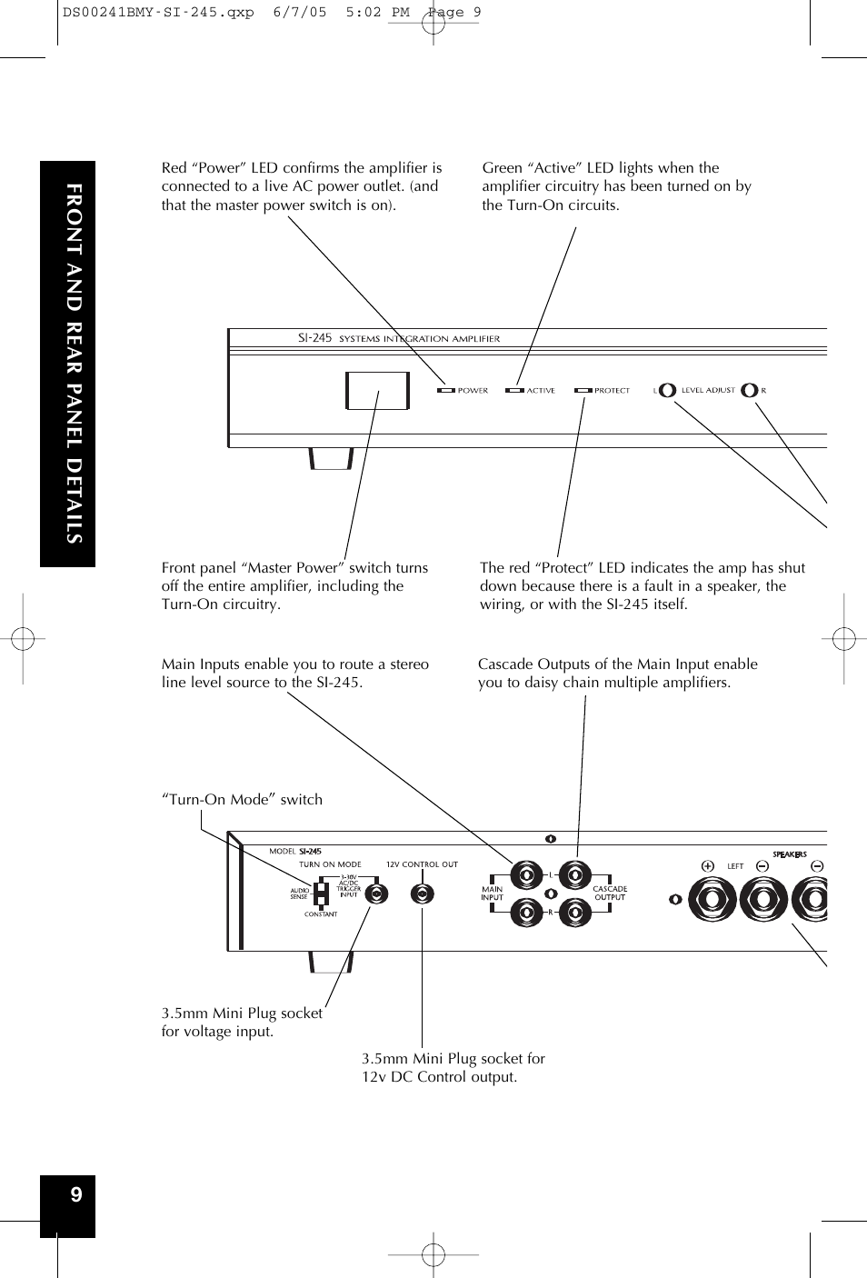 Niles Audio SI-245 User Manual | Page 10 / 20