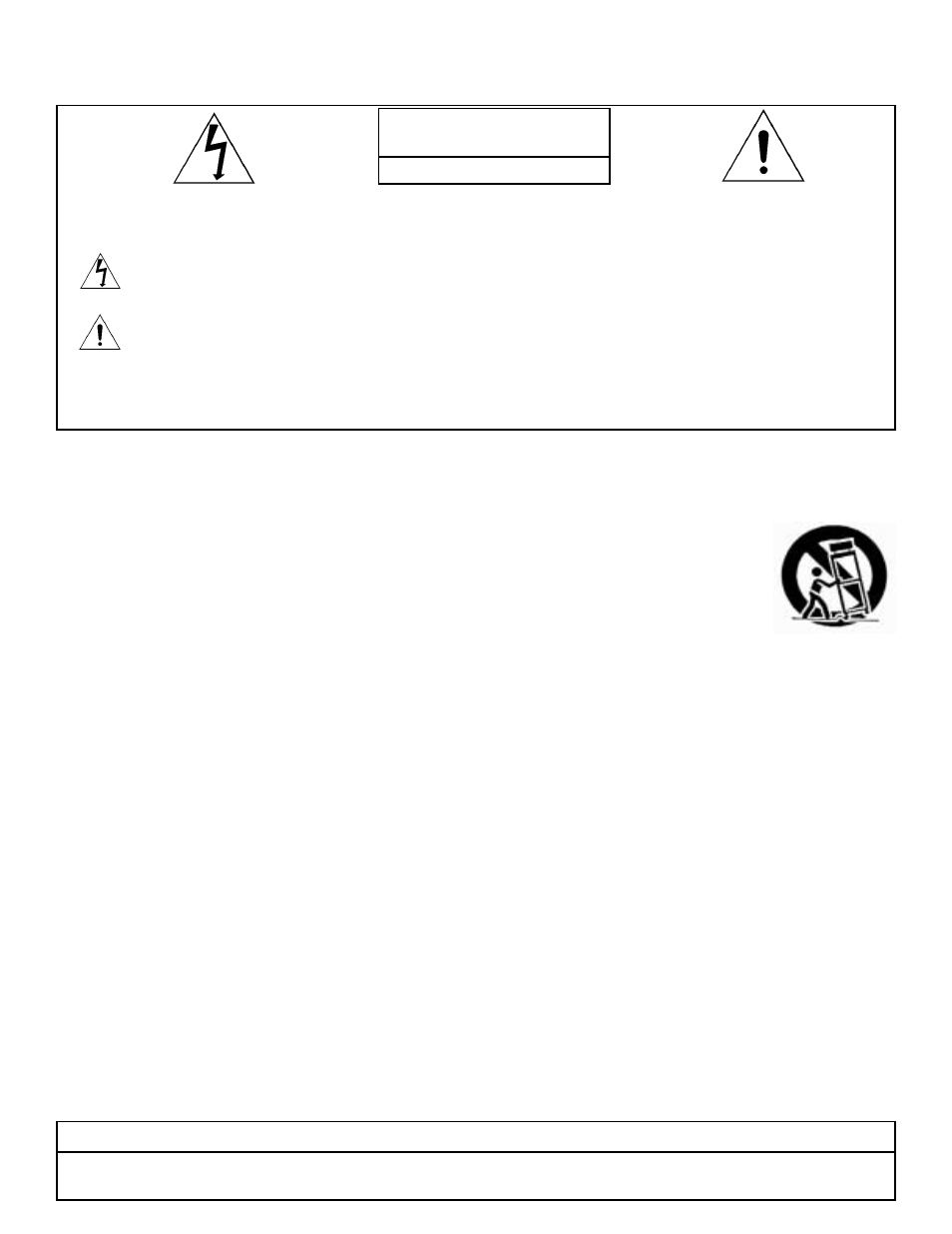 Important safety instructions, Caution | NHT Evolution System User Manual | Page 2 / 55