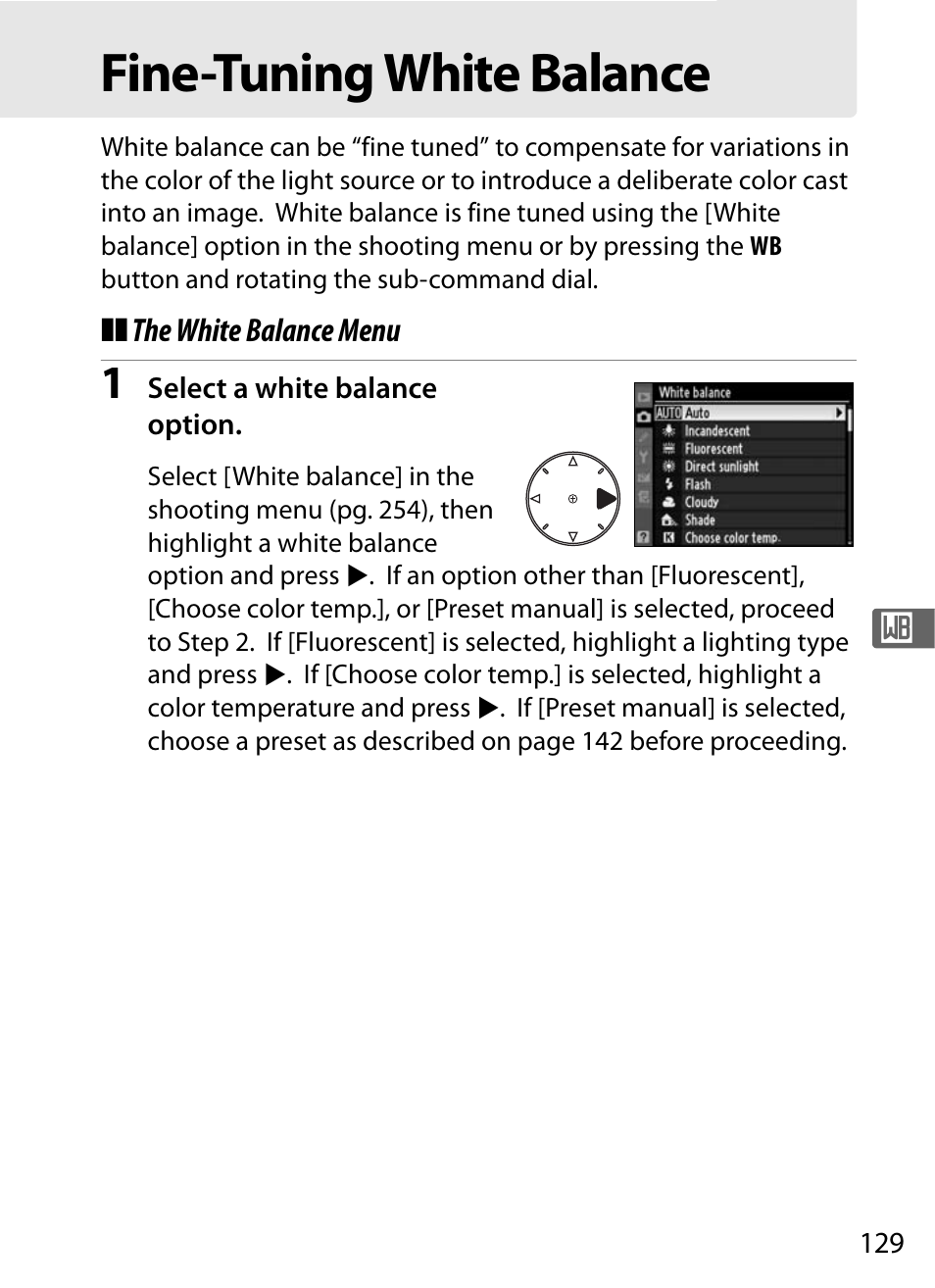 Fine-tuning white balance | Nikon D300 User Manual | Page 155 / 452