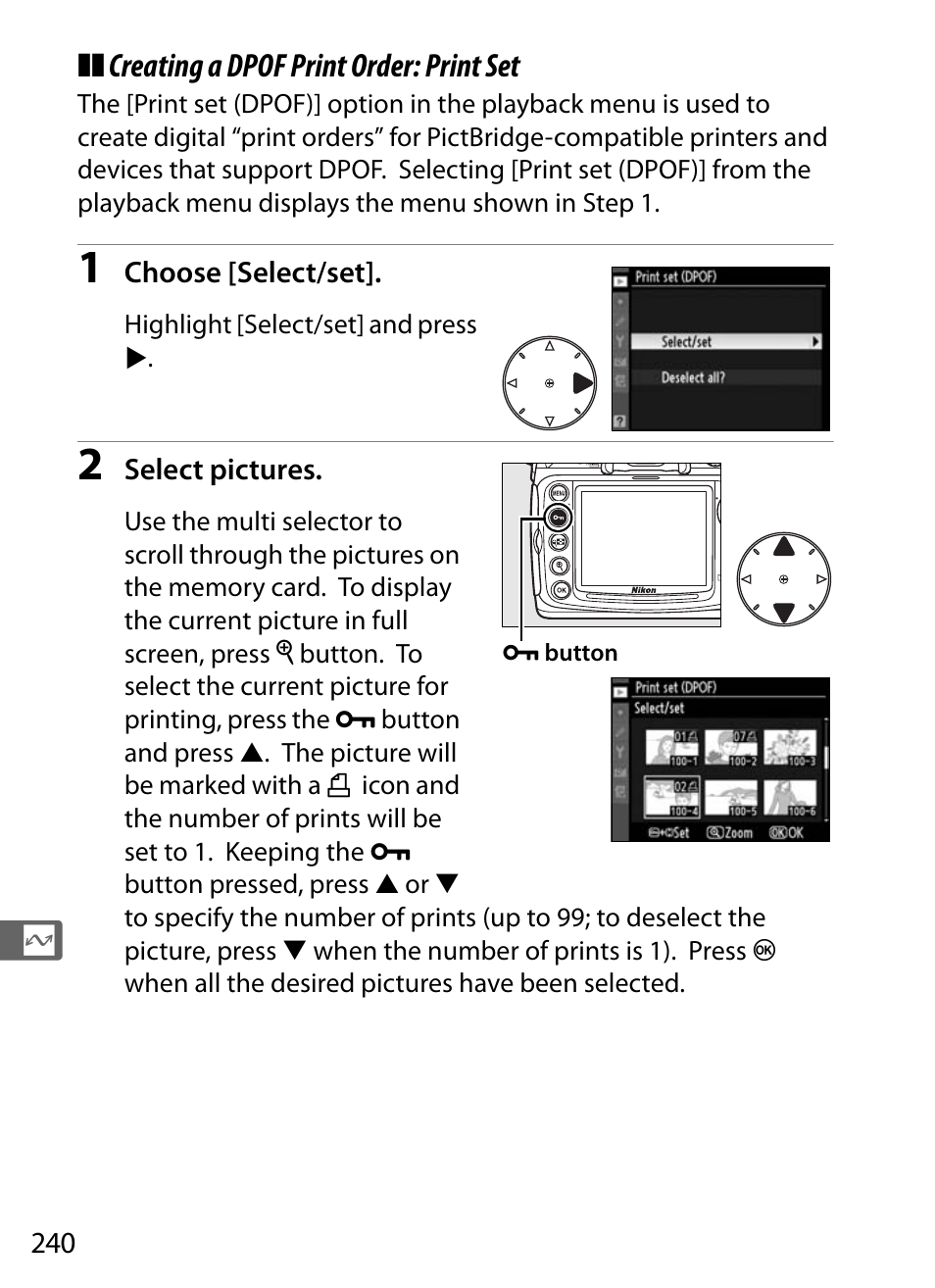 Nikon D300 User Manual | Page 266 / 452
