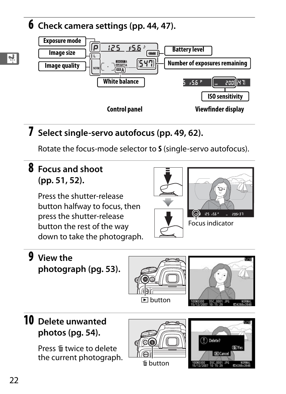 Nikon D300 User Manual | Page 48 / 452