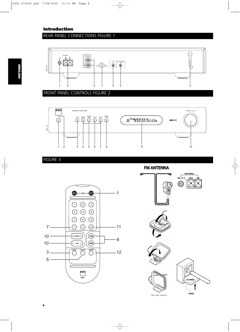 NAD C 425 User Manual | Page 4 / 68