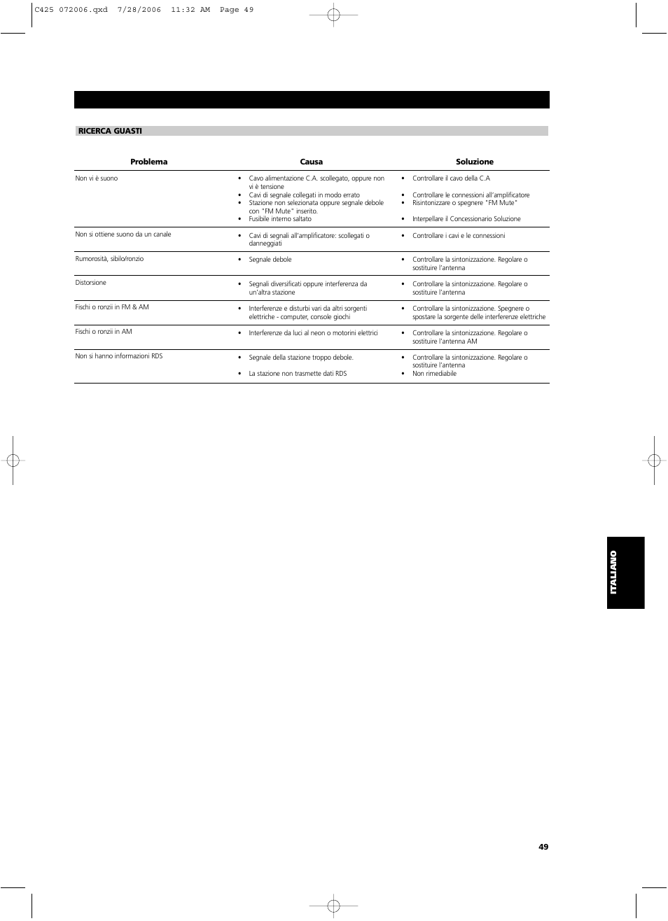 NAD C 425 User Manual | Page 49 / 68