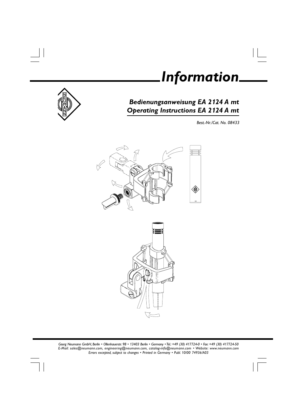 Neumann.Berlin EA 2124 A mt User Manual | 1 page