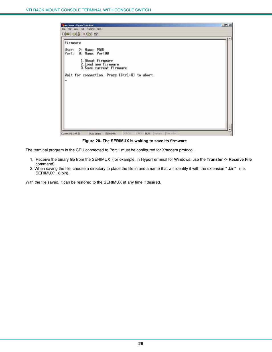 Network Technologies CS-16/8 User Manual | Page 30 / 79