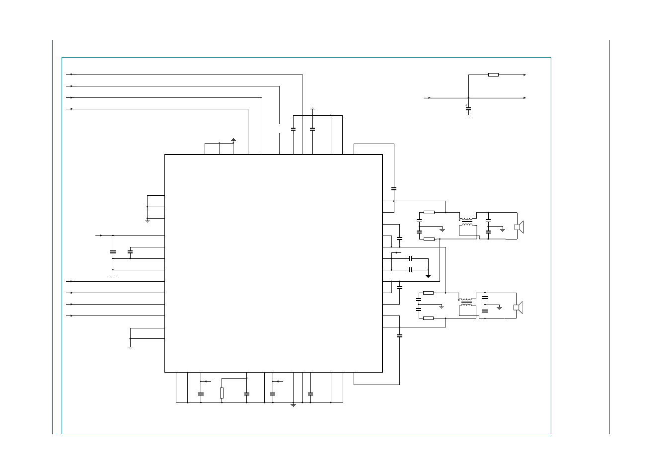 1 i2s slave mode and legacy control mode, Figure 13, Tf a9812 | Nxp semiconductor s, S slave mode and legacy control mode, Btl stereo class-d audio amplifier with i, S input, Fig 13. simplified application diagram for i | NXP Semiconductors TFA9812 User Manual | Page 52 / 66