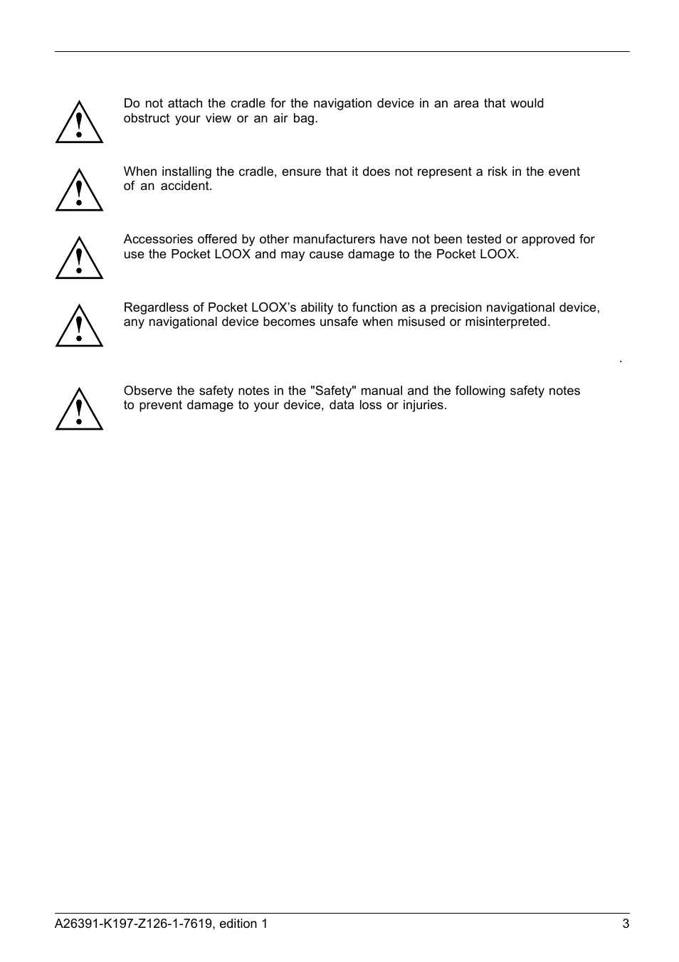 Navigon POCKET LOOX N100 User Manual | Page 11 / 48