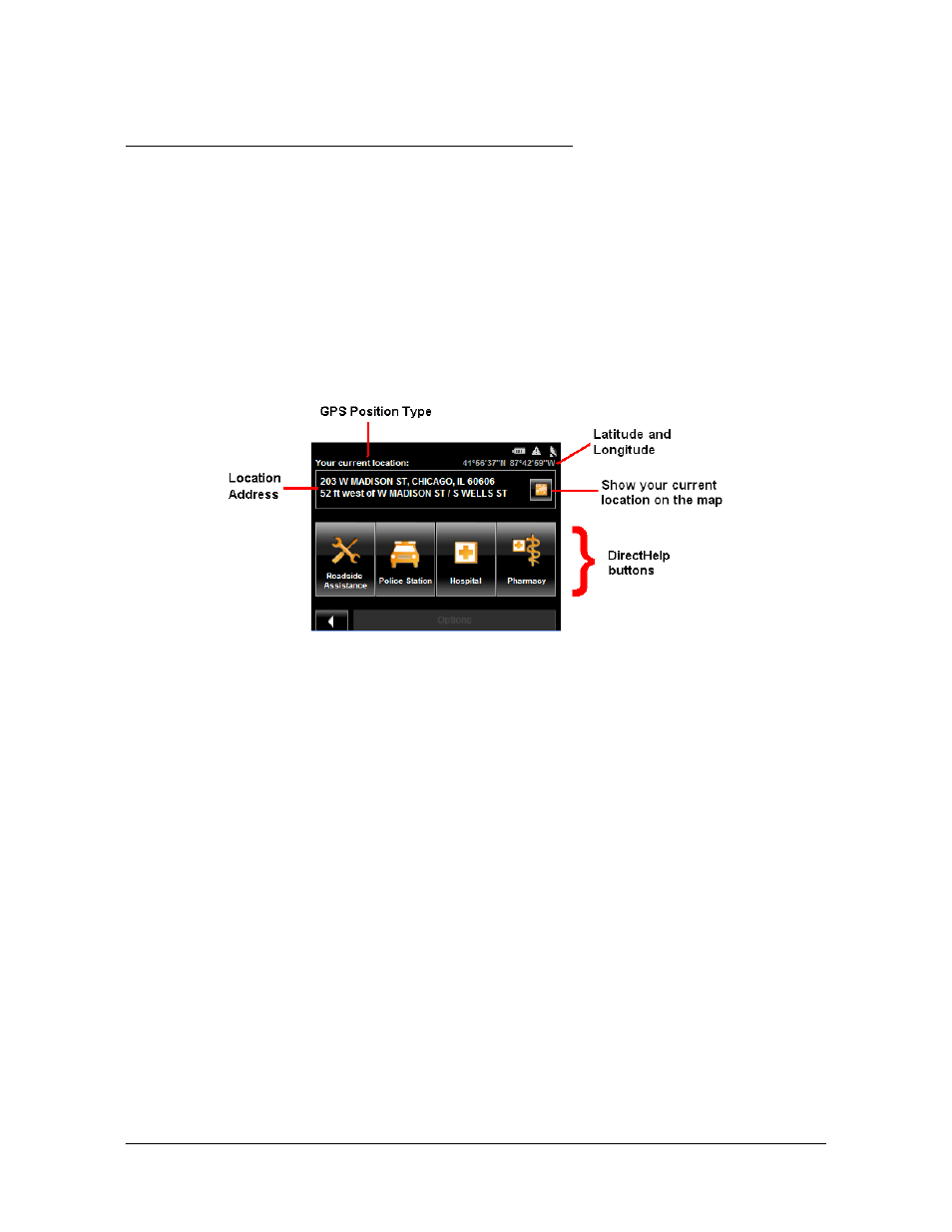 Directhelp, The directhelp window | Navigon 2090S User Manual | Page 45 / 126