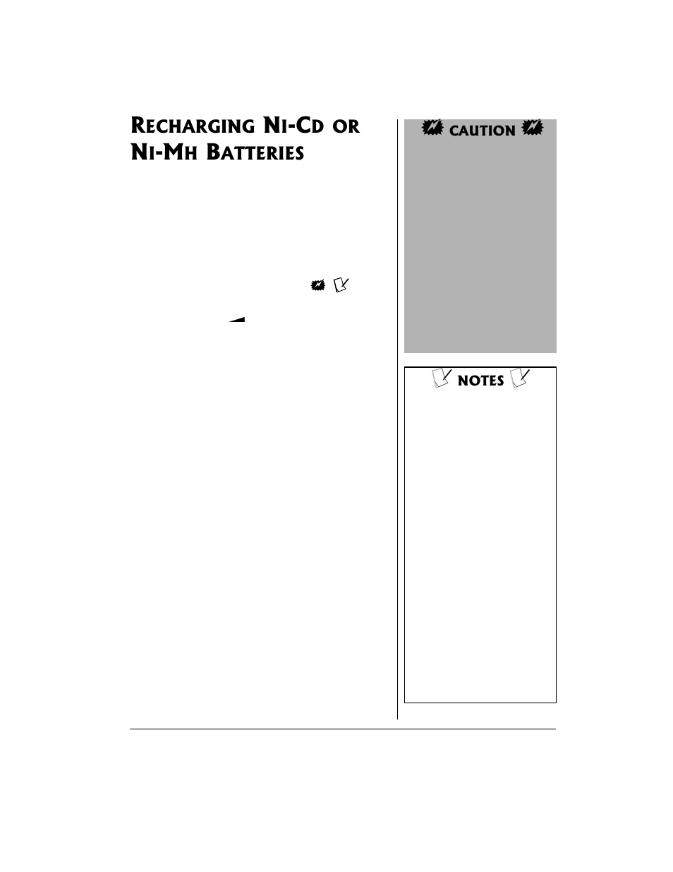 Recharging ni-cd or ni-mh batteries | Radio Shack 21-1904 User Manual | Page 7 / 28